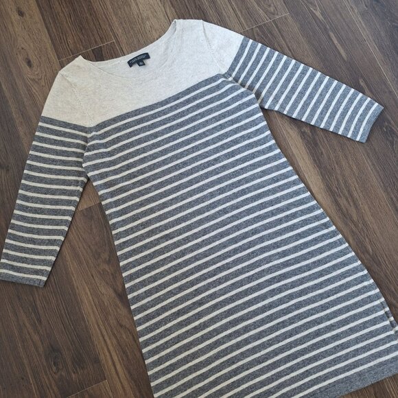 💙 Banana Republic Italian Yarn Wool Dress Size L/XL Preppy Winter Fall - Picture 2 of 8